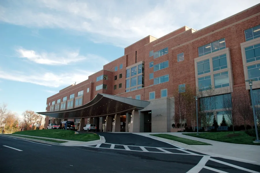 College campus building exterior